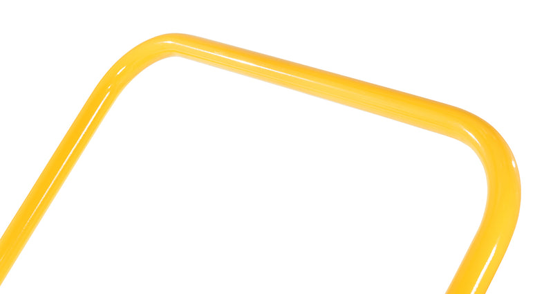 Vestil DRUM-X2-PU-LP Steel Low Profile Double Drum Dolly 50 In x 36 In x 50-1/2 In 2000 Lb. Capacity Yellow - view 9