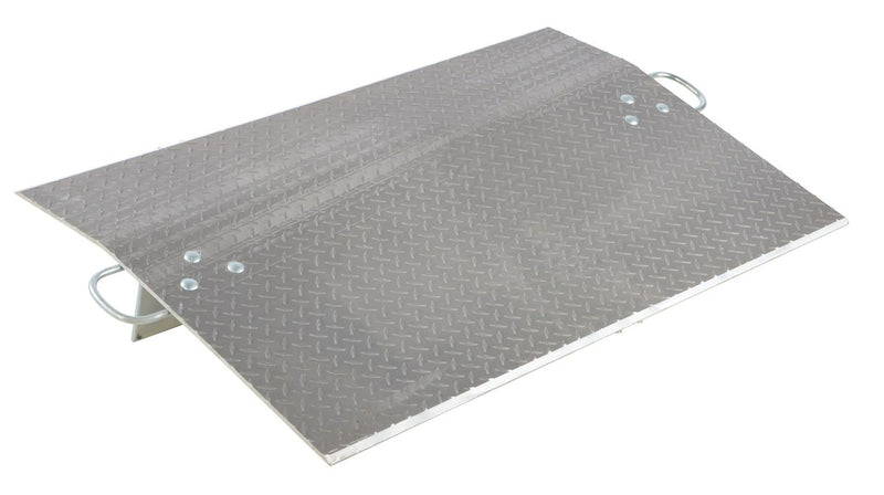 Vestil E-4830 Aluminum Economizer Dock Plate Usable 48 In. x 30 In. 3/8 In. Plate Thickness 4100 Lb. Capacity - view 1