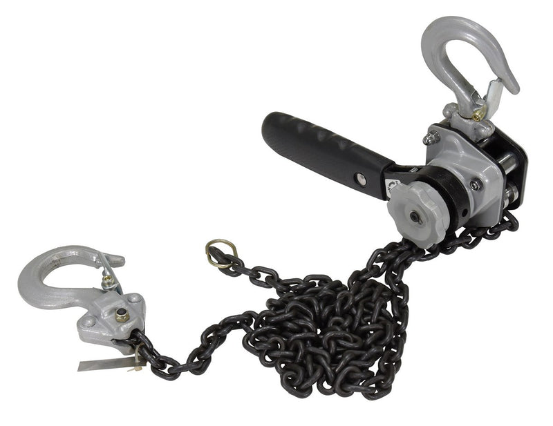 Vestil ELH-05-5 Steel Mighty Mini Lever Hoist 5 Ft. Chain Length 500 Lb. Capacity Silver - view 1