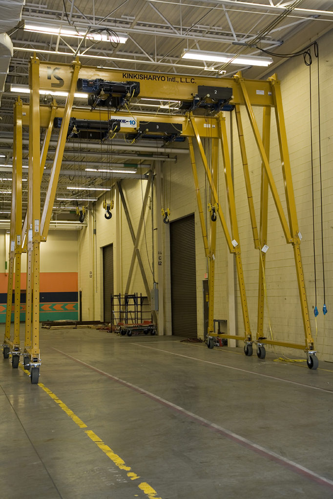 Spanco 1-Ton T-Series steel gantry crane - view 5