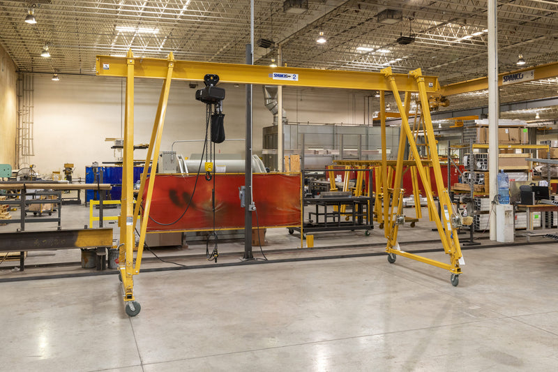 Spanco 3-Ton T-Series steel gantry crane - view 2