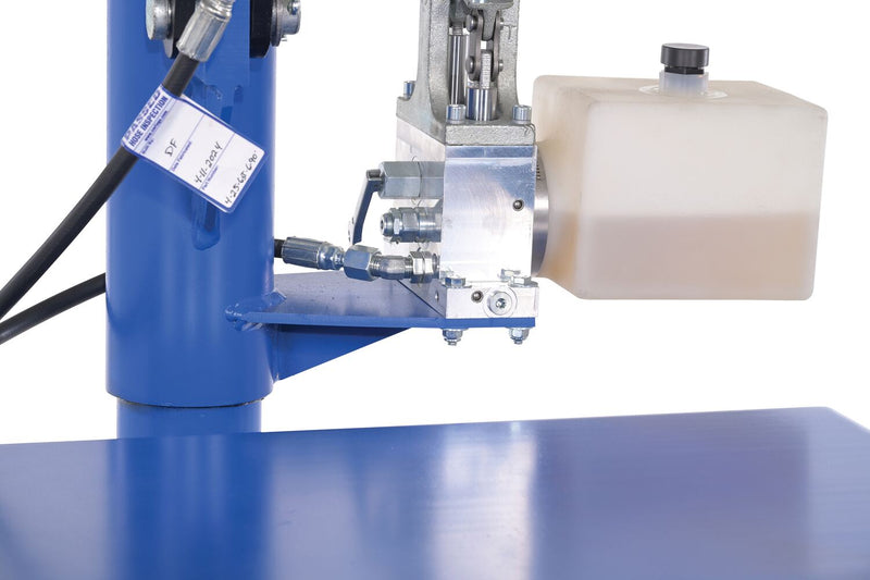 Vestil P-JIB-4 Steel Portable Cantilever Hoist 113-3/8 In. x 35-11/16 In. x 89 In. 4000 Lb. Capacity Blue - view 8