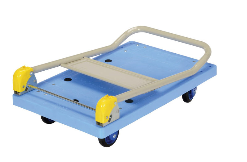 Vestil TRP-1824 Plastic Truck Folding Handle 27-7/8 In. x 17-7/8 In. x 34 In. 330 Lb. Capacity Blue - view 8