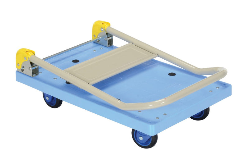 Vestil TRP-1824 Plastic Truck Folding Handle 27-7/8 In. x 17-7/8 In. x 34 In. 330 Lb. Capacity Blue - view 9