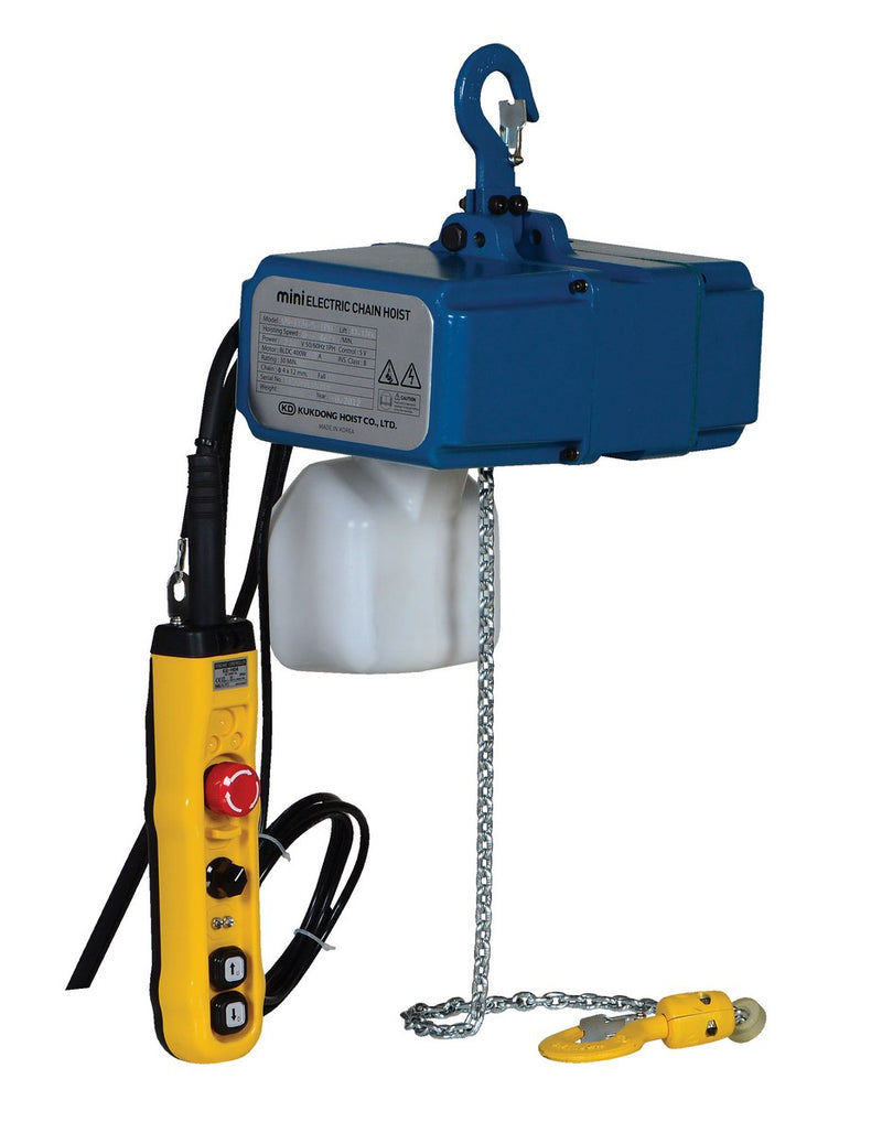Vestil VS-ECH-5-1PH Steel Variable Speed Electric Hoist 500 Lb. Capacity Blue - view 2