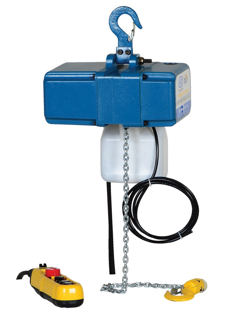 Vestil VS-ECH-5-1PH Steel Variable Speed Electric Hoist 500 Lb. Capacity Blue - view 3