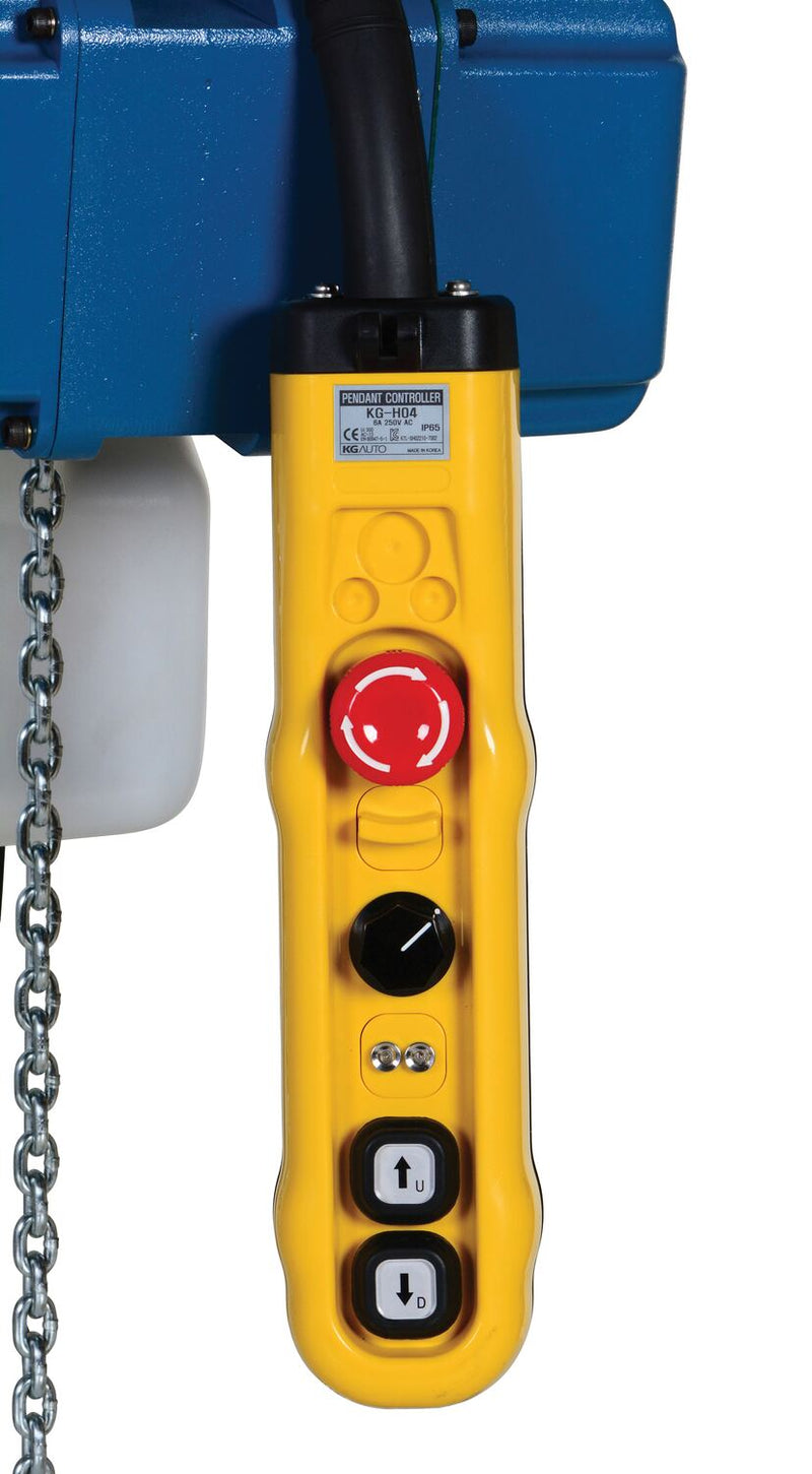 Vestil VS-ECH-5-1PH Steel Variable Speed Electric Hoist 500 Lb. Capacity Blue - view 4