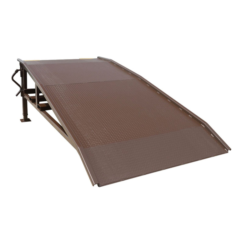 Vestil YRM-05-7514 Steel Mini Yard Ramp 75 In. x 14 Ft. 5,000 Lb. Capacity Brown - view 1