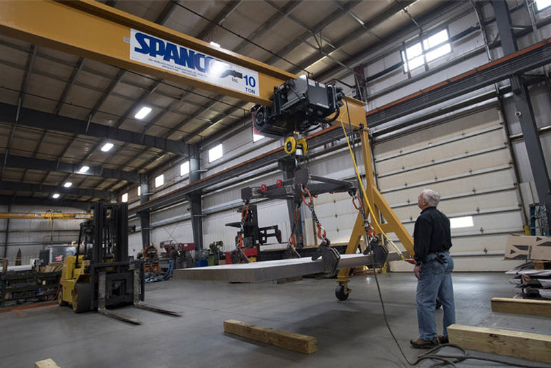 Spanco 5A1012 A-Series 5 Ton Steel Gantry Crane