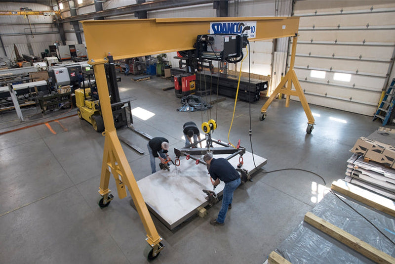 Spanco 5A1012 A-Series 5 Ton Steel Gantry Crane