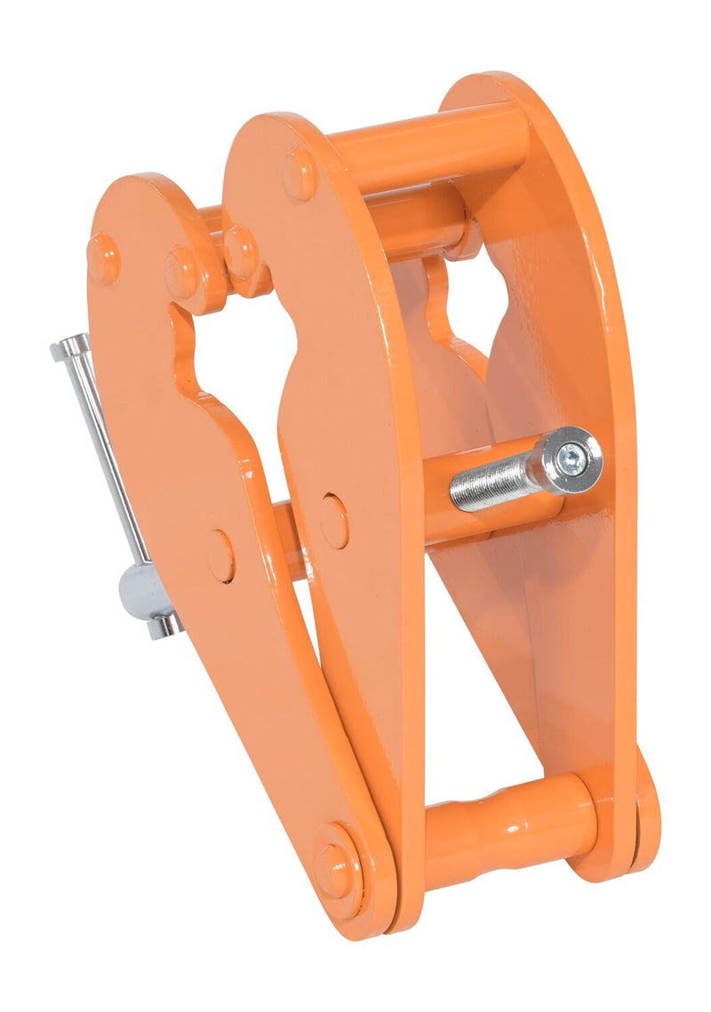 Vestil BC-8 Steel Beam Clamp Horizontal Lift Style 21-1/4 In. x 5-1/4 In. x 7-3/4 In. 8000 Lb. Capacity Orange - view 5