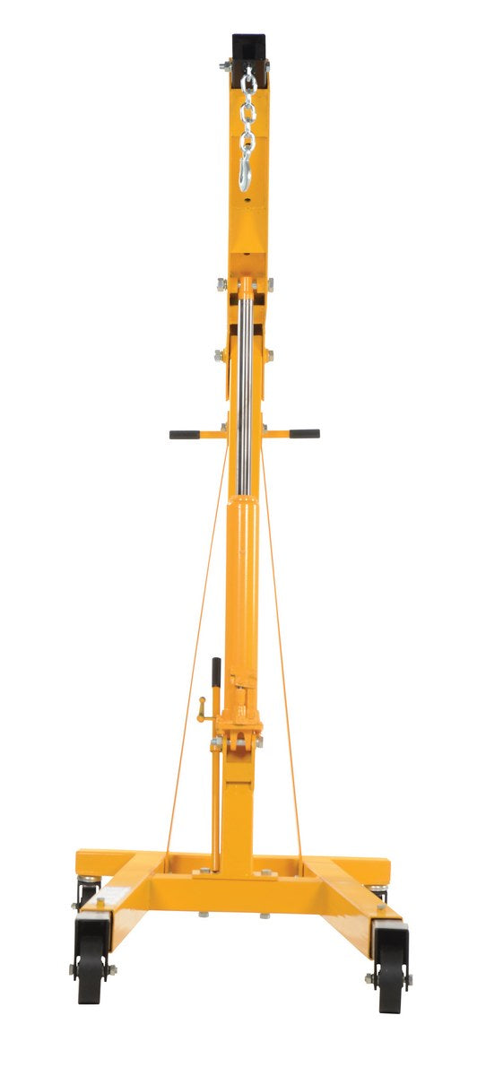 Vestil EHN-60-T Steel Shop Crane Engine Hoist with Telescopic Legs 6000 Lb. Capacity Yellow - view 3
