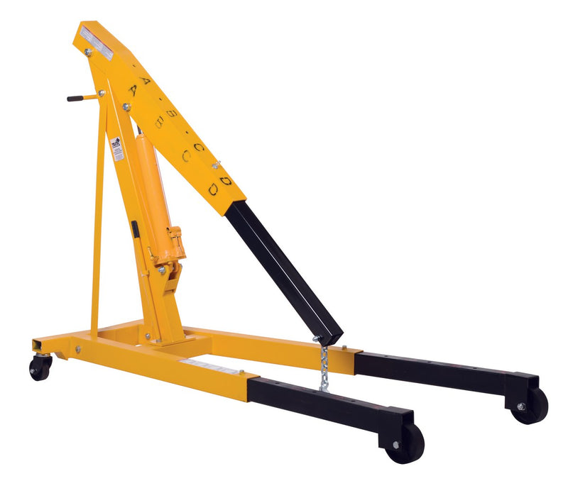Vestil EHN-60-T Steel Shop Crane Engine Hoist with Telescopic Legs 6000 Lb. Capacity Yellow - view 5