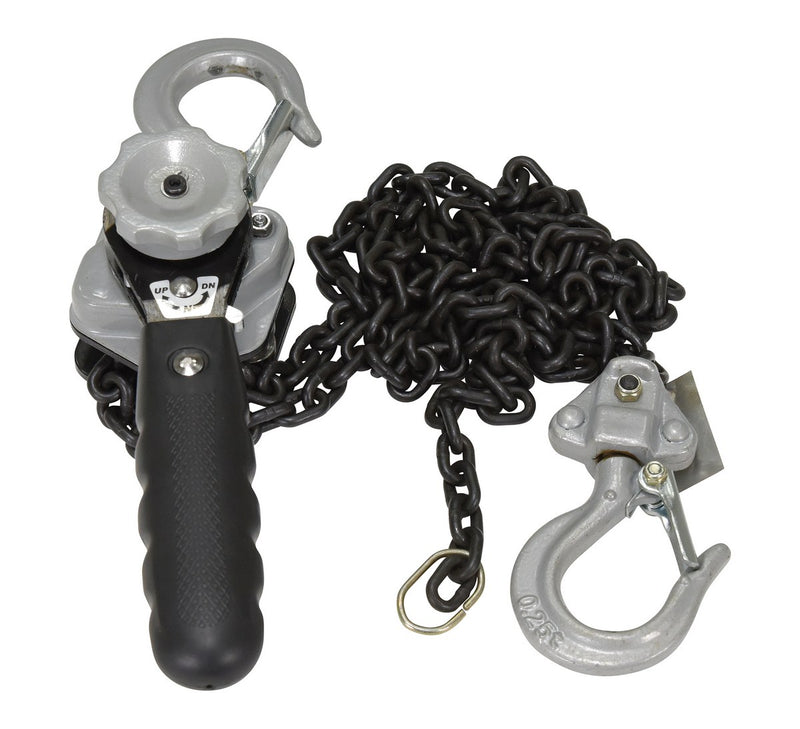 Vestil ELH-05-5 Steel Mighty Mini Lever Hoist 5 Ft. Chain Length 500 Lb. Capacity Silver - view 4