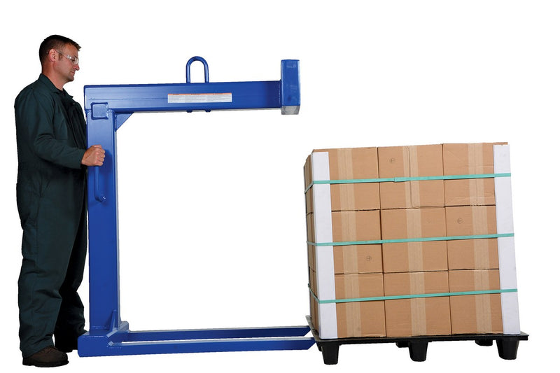 Vestil HDP-4-42 Steel Pallet Lifter 42 In. Fork 4000 Lb. Capacity Blue - view 6