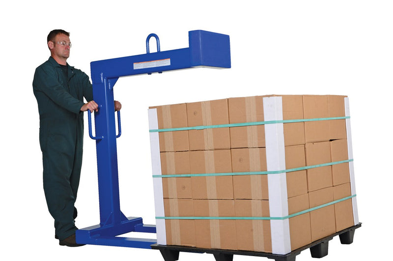 Vestil HDP-4-42 Steel Pallet Lifter 42 In. Fork 4000 Lb. Capacity Blue - view 7