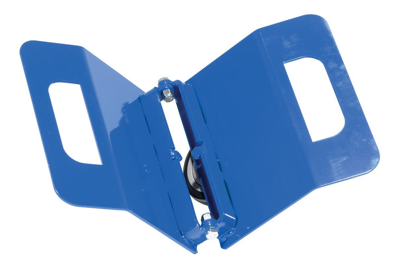 Vestil PLDL-LD-2-4PP Steel Light Duty Door and Panel Dolly With Poly-On-Poly Casters 10 In. x 6-15/16 In. x 9-9/16 In. 350 Lb. Capacity Blue - view 3