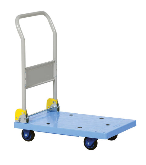 Vestil TRP-1824 Plastic Truck Folding Handle 27-7/8 In. x 17-7/8 In. x 34 In. 330 Lb. Capacity Blue - view 1