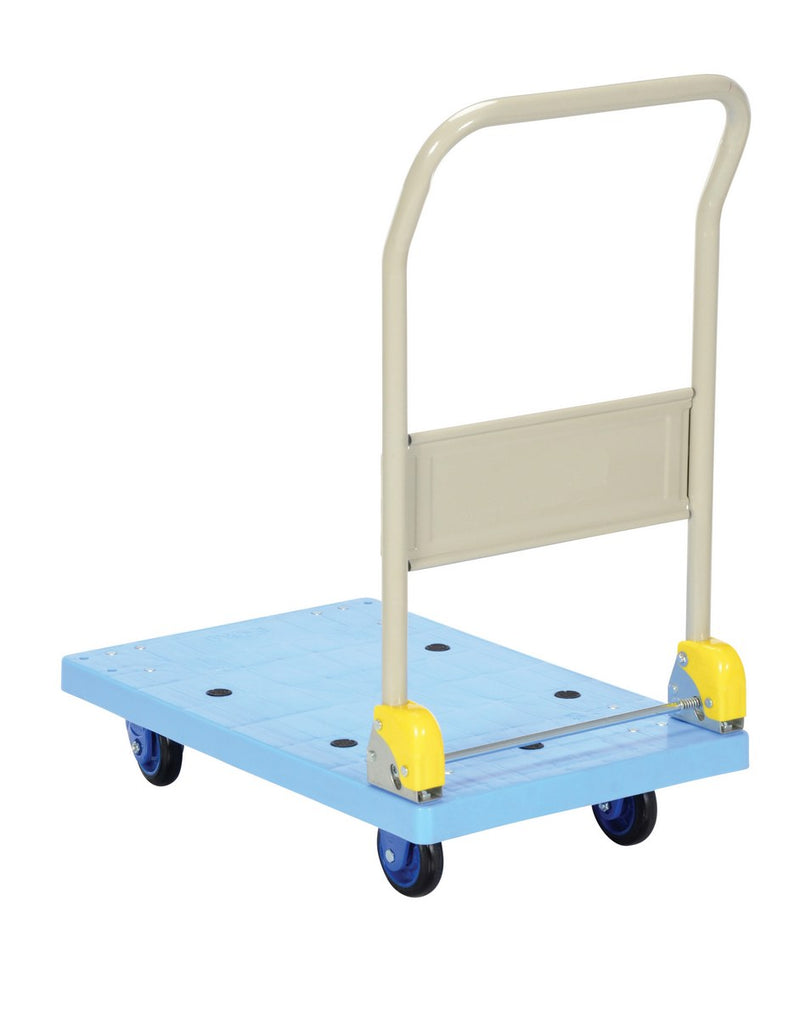 Vestil TRP-1824 Plastic Truck Folding Handle 27-7/8 In. x 17-7/8 In. x 34 In. 330 Lb. Capacity Blue - view 5