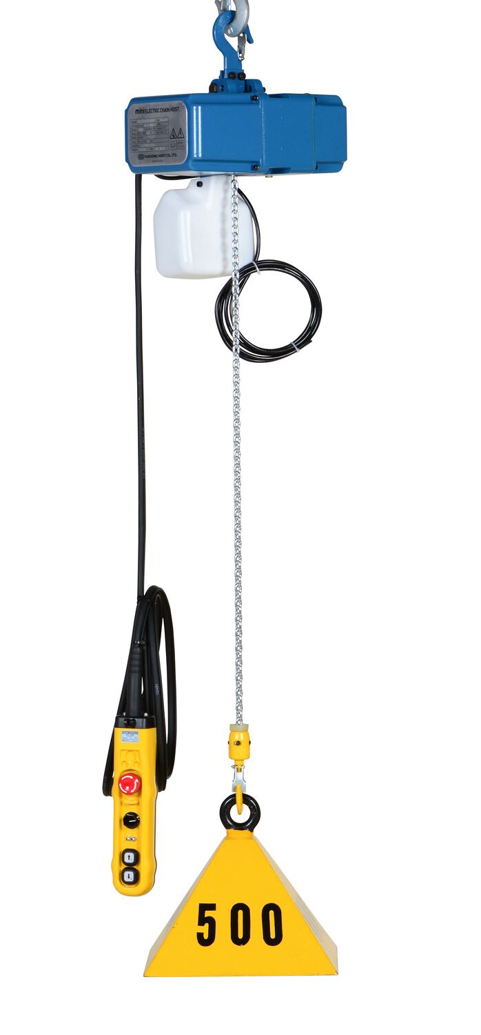Vestil VS-ECH-5-1PH Steel Variable Speed Electric Hoist 500 Lb. Capacity Blue - view 8
