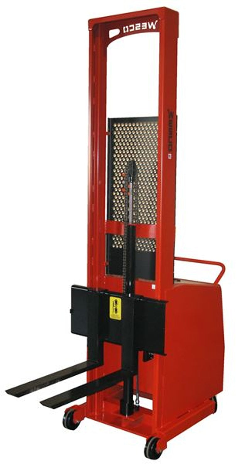 Wesco 56" Lift Height Counter-Balance Powered Stacker (PCBFL-56-25)