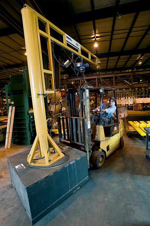 Spanco Portable Base Workstation Jib Cranes – 500 Series
